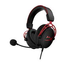 Black/Red HyperX  gaming headset